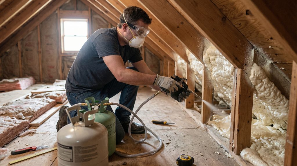 DIY spray foam insulation is great for a variety of places in your home and property.