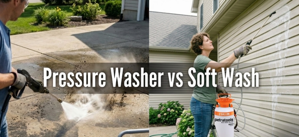 Pressure Washer vs Soft Wash: Which Cleaning Method Is Right?