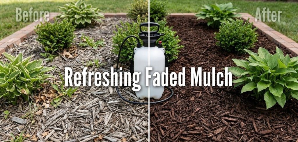 How to Refresh Faded Mulch Without Replacing It